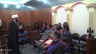 سخنرانی آخوند قمی در لژ فراماسونری اسپانیا موضوع ولایت فقیه رمز پیروزی انقلاب اسلامی !!