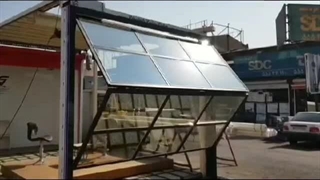 دربهای اتوماتیک شیشه ای تاشو (فولد آپ گلس)