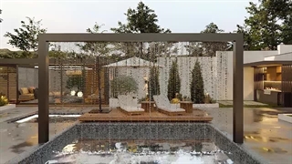 طراحی ویلا مدرن دوبلکس لاکچری