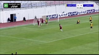 گل اول نساجی مازندران به پارس جنوبی جم (پوریا رضازاده)
