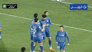 گل اول استقلال به استقلال خوزستان (سامان فلاح)