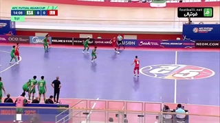 خلاصه بازی تیم ملی فوتسال ایران 2-0 عربستان