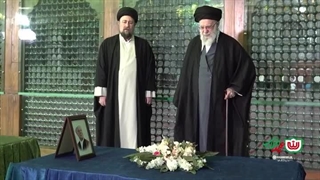 حضور حضرت آیت‌الله خامنه‌ای در حرم مطهر حضرت امام خمینی(ره) ۱۴۰۴/۱۱/۱۱