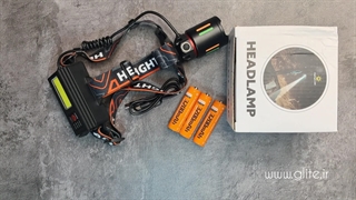 چراغ پیشانی زوم دار اسمال سان SMALL SUN ZY-T62