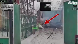 لحظه تسلیم شدن سربازان روسی به ربات جنگی اوکراینی