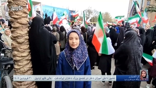 حضور دانش آموزان دختر در تجمع بزرگ دختران ایراندخت - گزارش تصویری