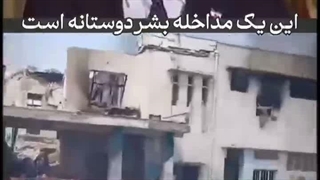 بازمانده پهلوی : این یک مداخله بشر دوستانه اس........