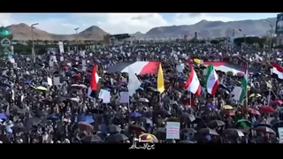 اجتماعات عظیم دلیران یمنی در حمایت از ایران
