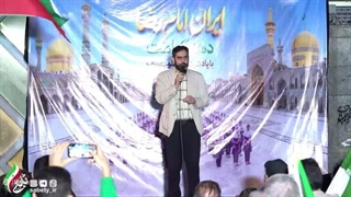14050202: سخنرانی پرشور امیرحسین ثابتی در روز پنجاه و دوم جنگ در میدان محمدیه