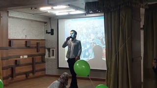 هاشم رمضانی اجرای آهنگ تسلیم در جشن نیمه شعبان