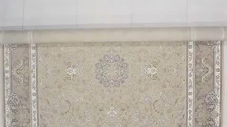 فرش 1200 شانه تراکم 3600 کد E133042 کلاسیک کرم طلاکوب فرش متحد آسیا - اقساط تا سال 1410