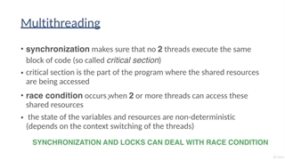 11. Synchronization with locks