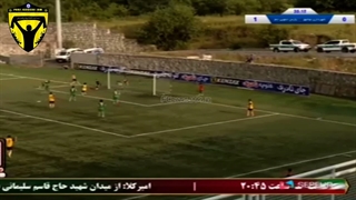 گل دوم پارس جنوبی مقابل شهرداری نوشهر توسط زامهران