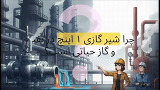 بررسی نرخ دما و فشار قابل تحمل شیر گازی فولادی